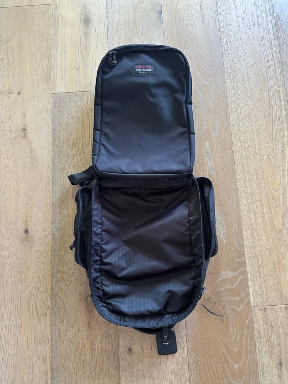 Tumi Black Men's Organizer Backpack